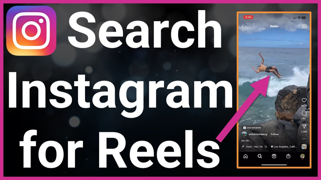Finding instagram reels